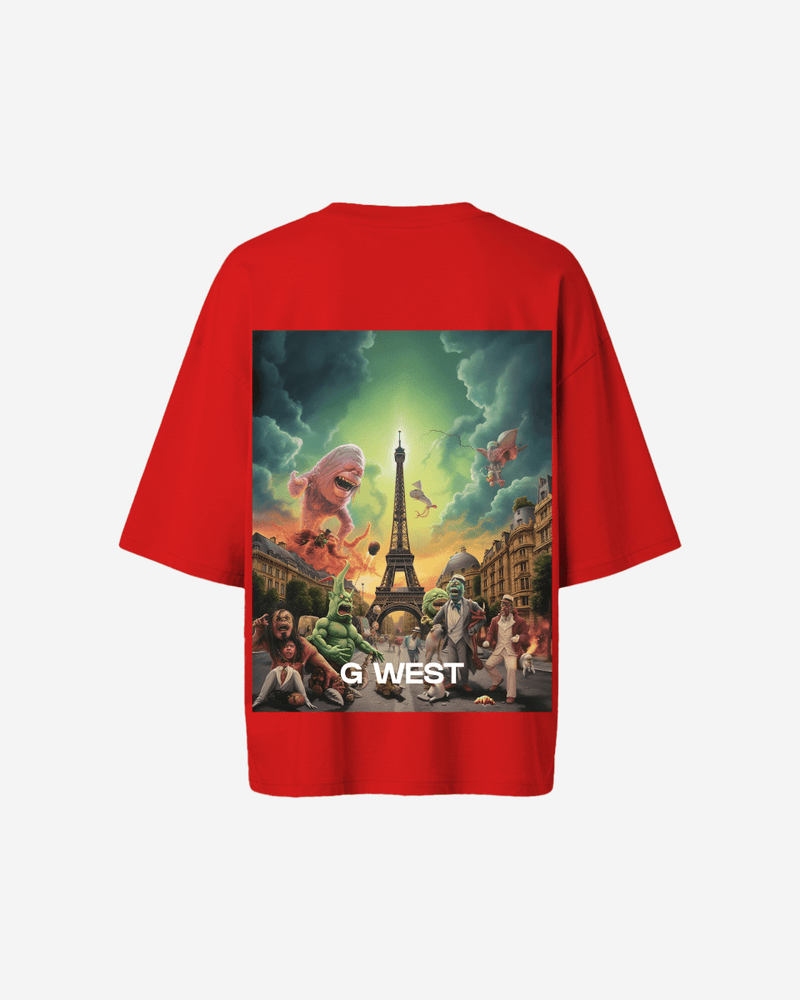 G West In Paris Oversized T-Shirt - WOMEN
