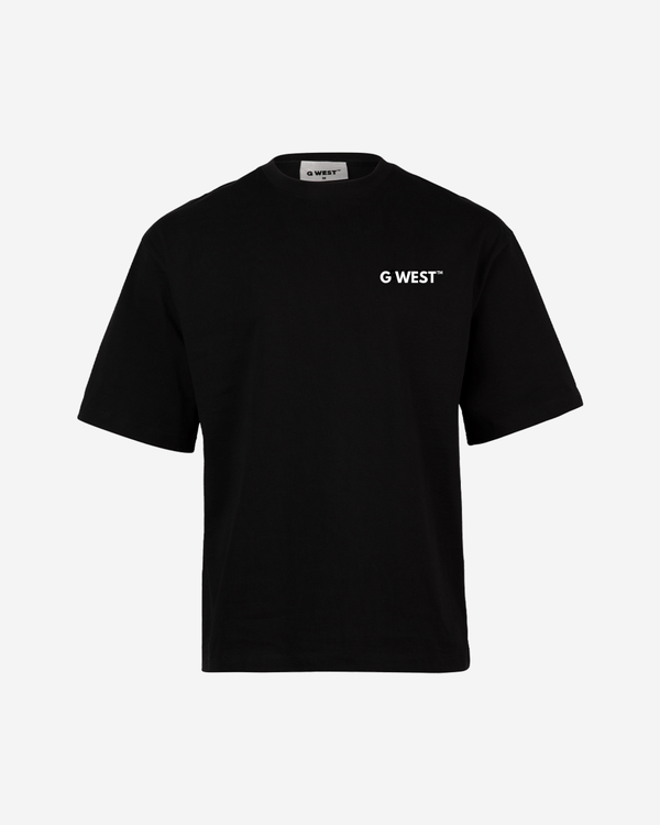 G WEST MENS LOGO KEEP DRY OVERSIZED TEE