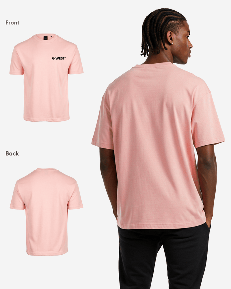 G WEST MENS LOGO KEEP DRY OVERSIZED TEE