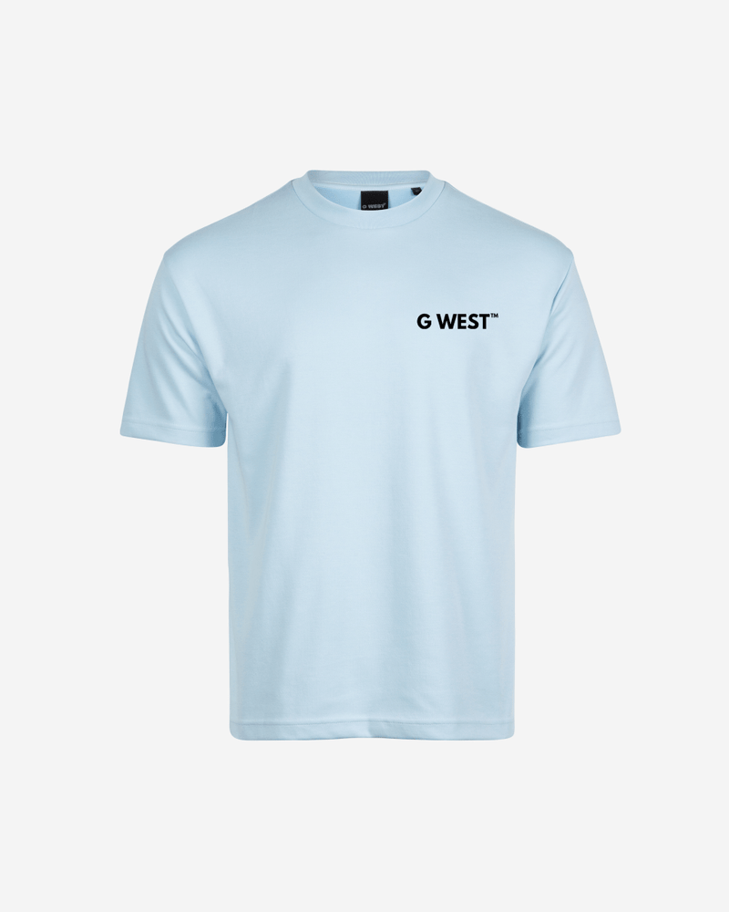 G WEST MENS LOGO KEEP DRY OVERSIZED TEE