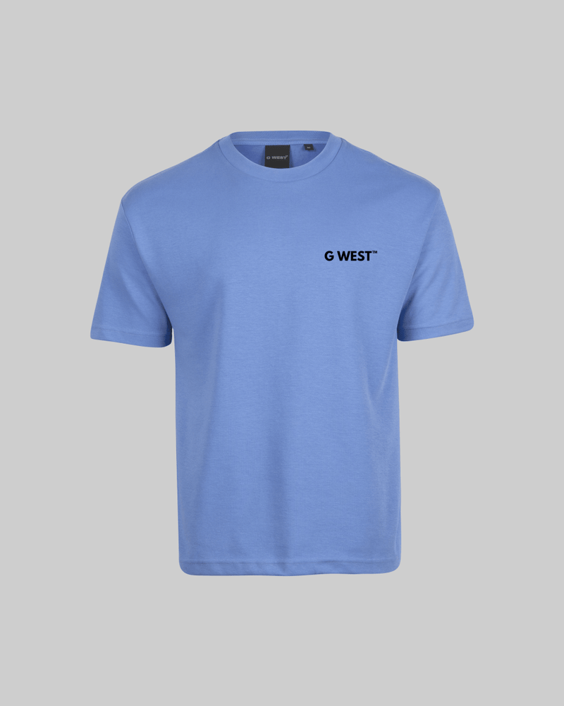 G WEST MENS LOGO KEEP DRY OVERSIZED TEE