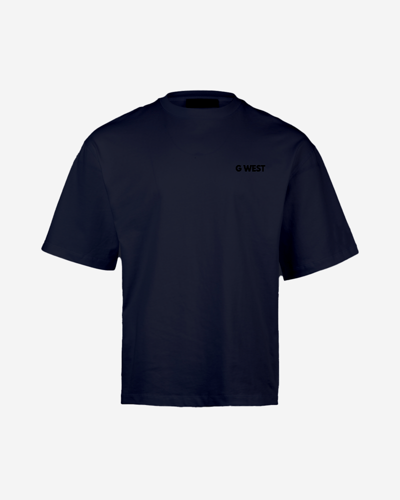 G WEST MENS LOGO KEEP DRY OVERSIZED TEE