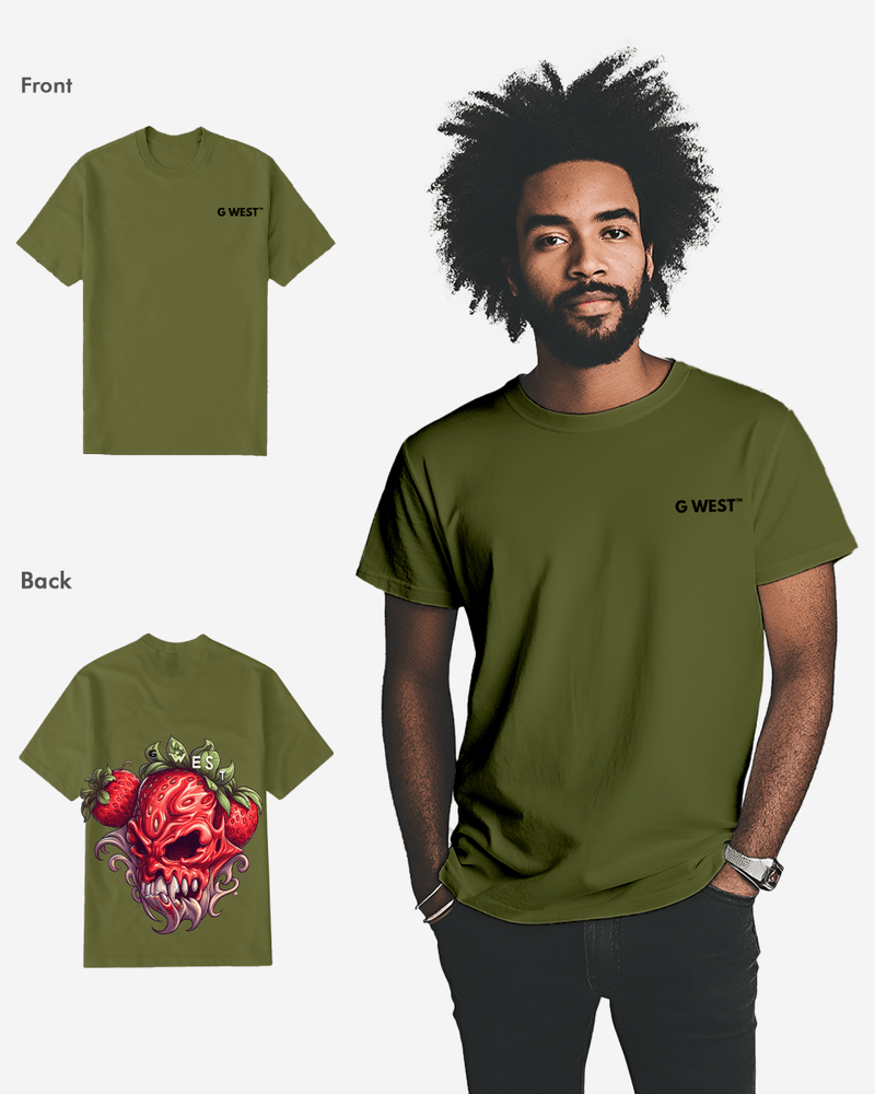 G WEST MUTATED STRAWBERRY T-SHIRT - 12 COLORS