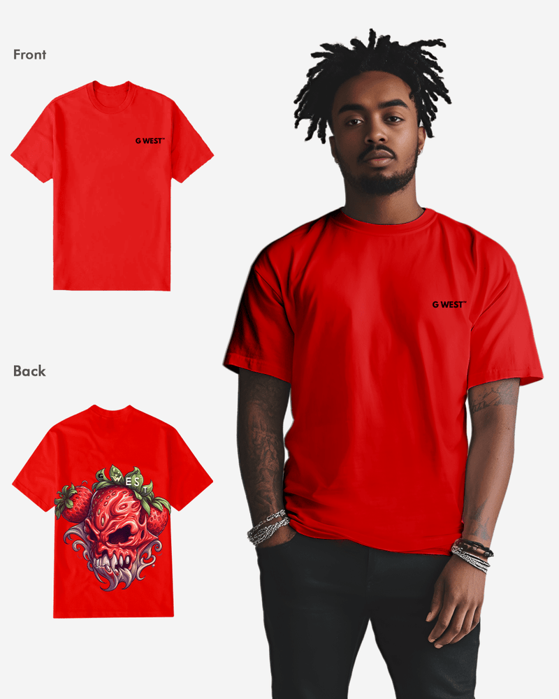 G WEST MUTATED STRAWBERRY T-SHIRT - 12 COLORS