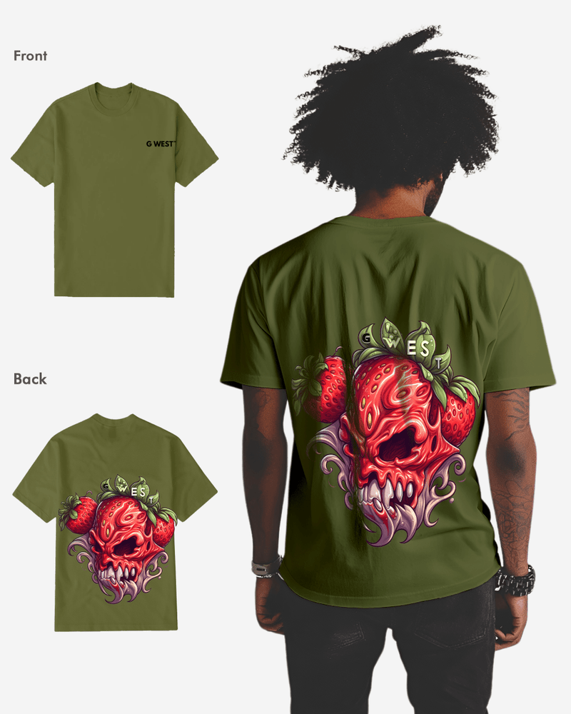 G WEST MUTATED STRAWBERRY T-SHIRT - 12 COLORS