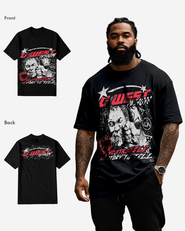 G West No Struggle No Story Tee Big and Tall