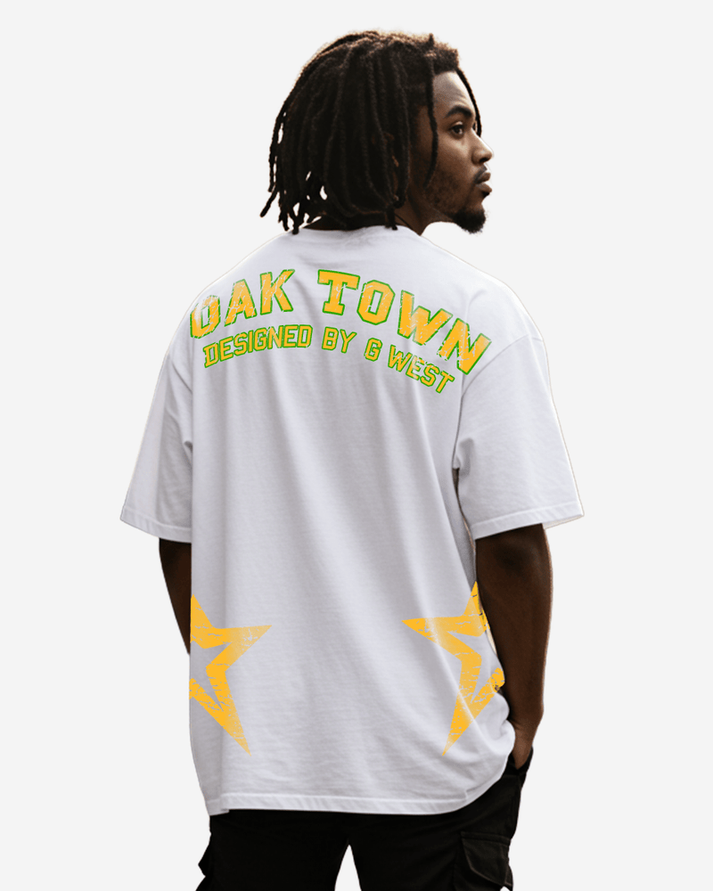 G West Oak Town White tee Big and Tall