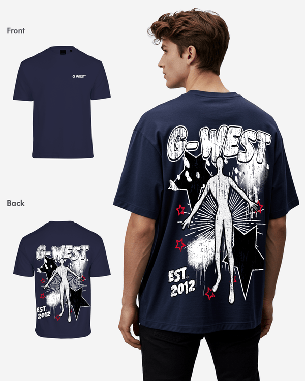 G West OLYMPIC Dazzling Dynamo Life Style Oversized Tee