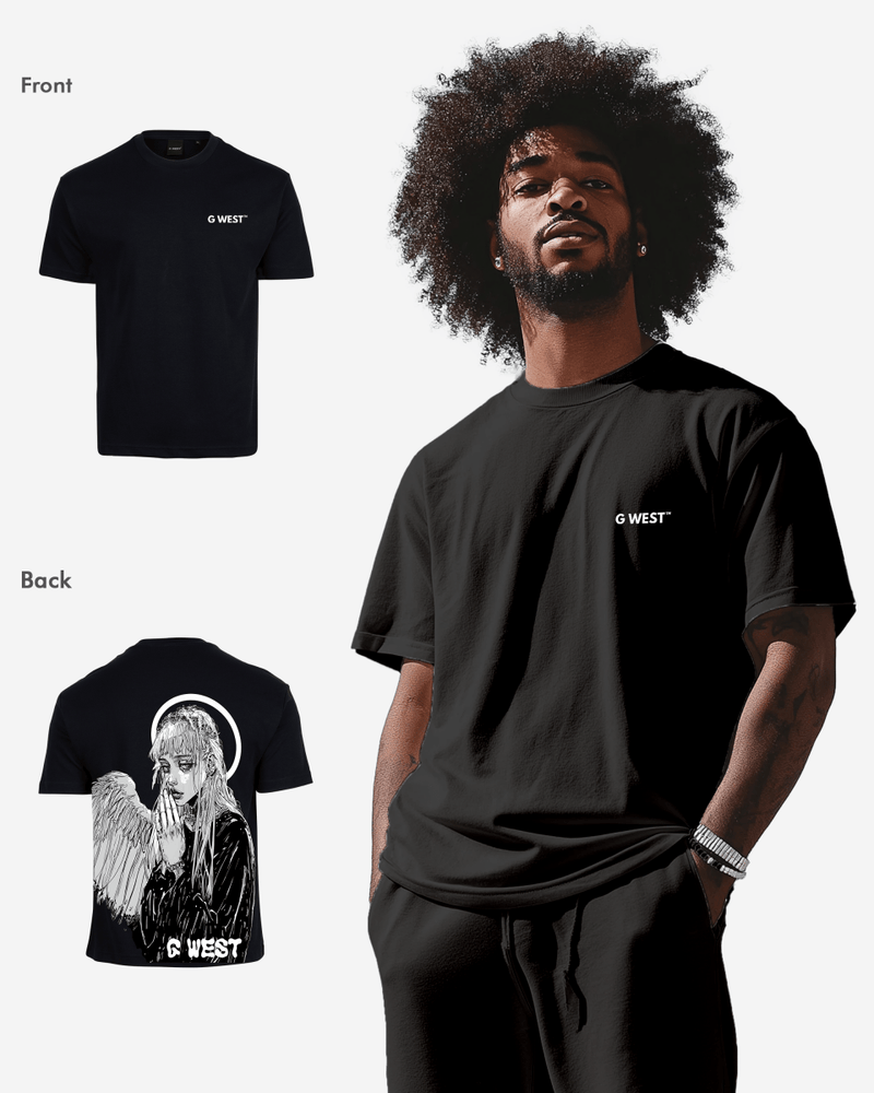 G West Oversized Angel Girl Tee