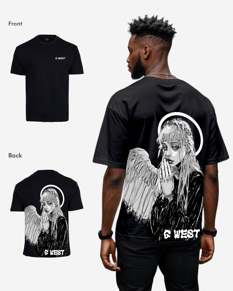 G West Oversized Angel Girl Tee