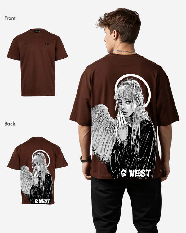 G West Oversized Angel Girl Tee