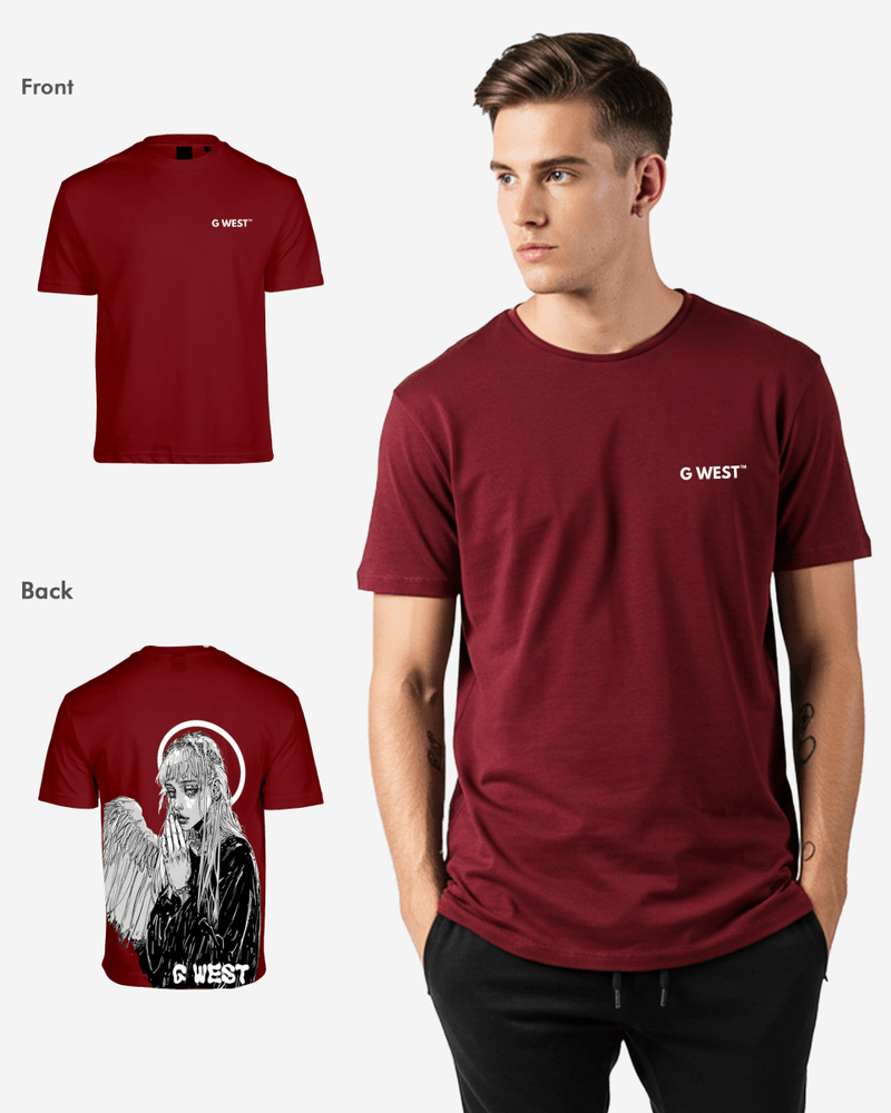 G West Oversized Angel Girl Tee