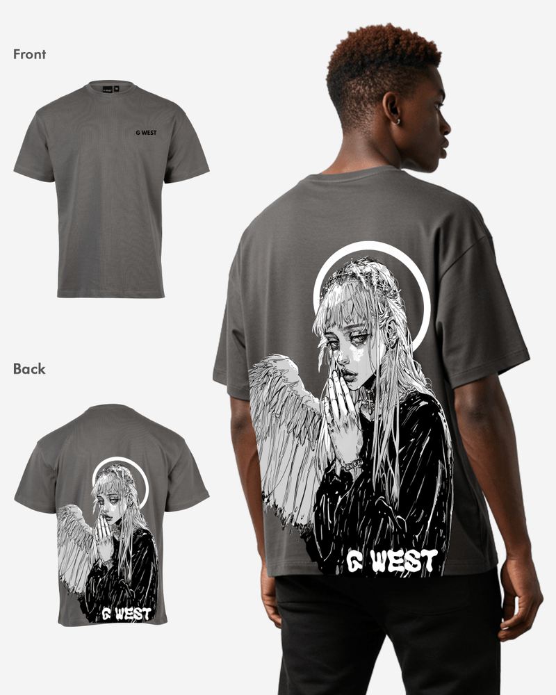 G West Oversized Angel Girl Tee