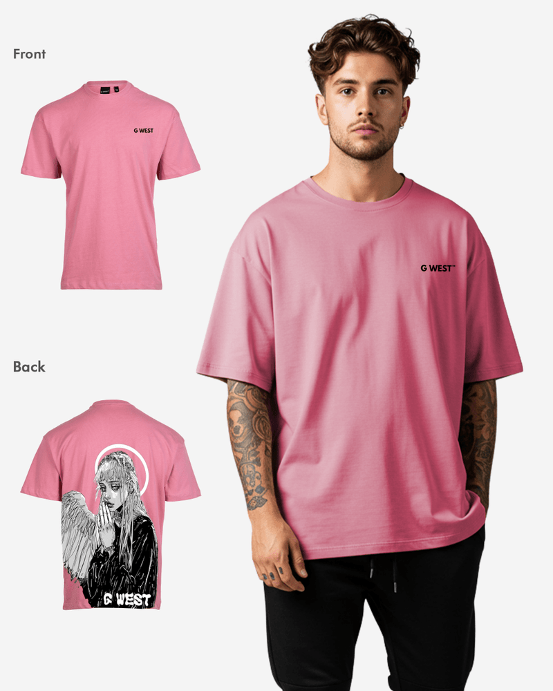 G West Oversized Angel Girl Tee