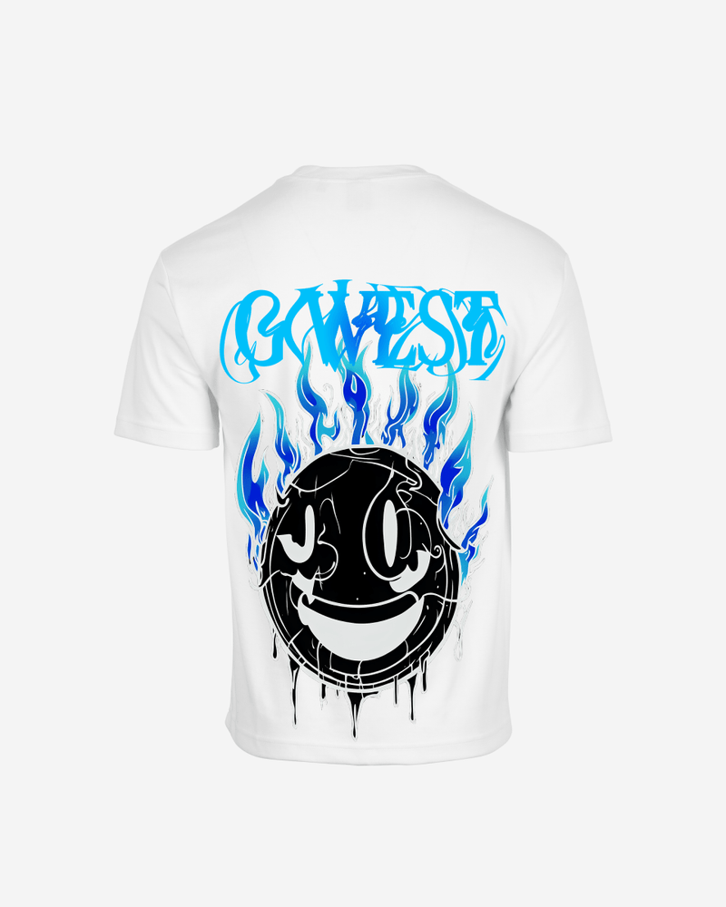 G West Oversized Aqua Smile Tee