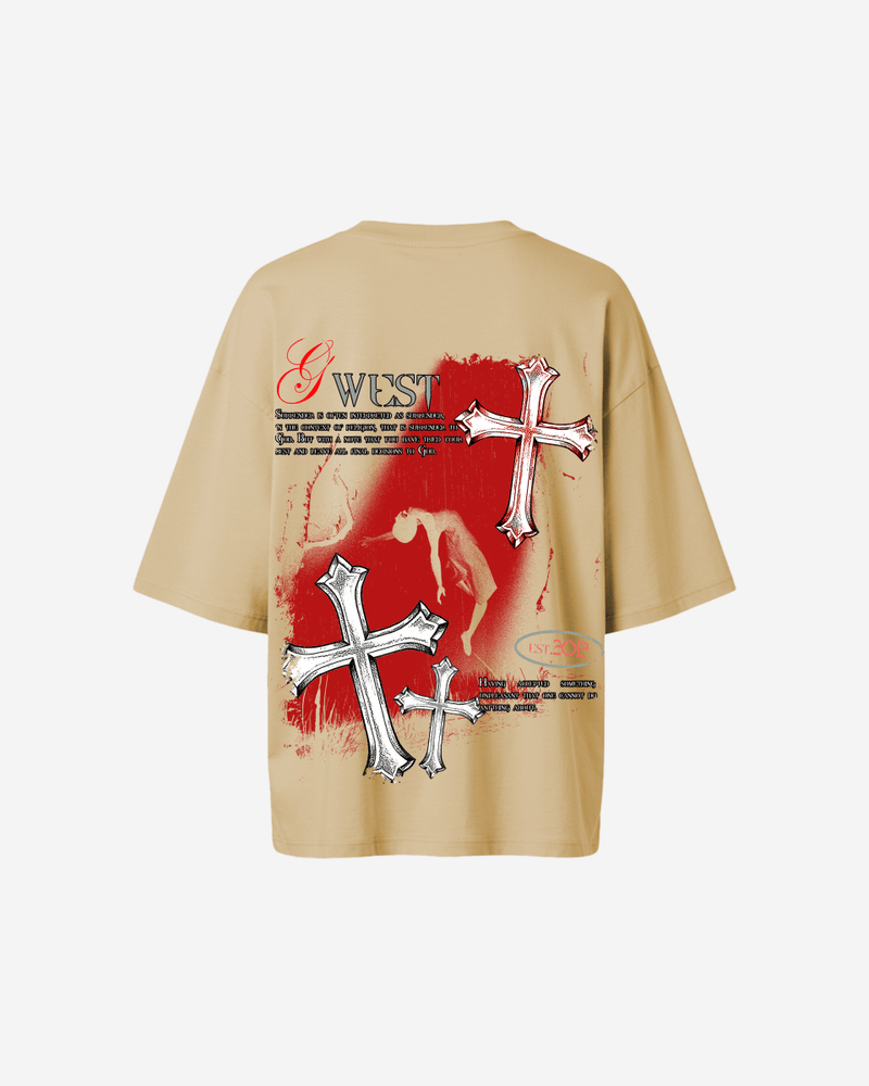 G West Oversized Ascending Soul Life Style Tee Style -WOMEN