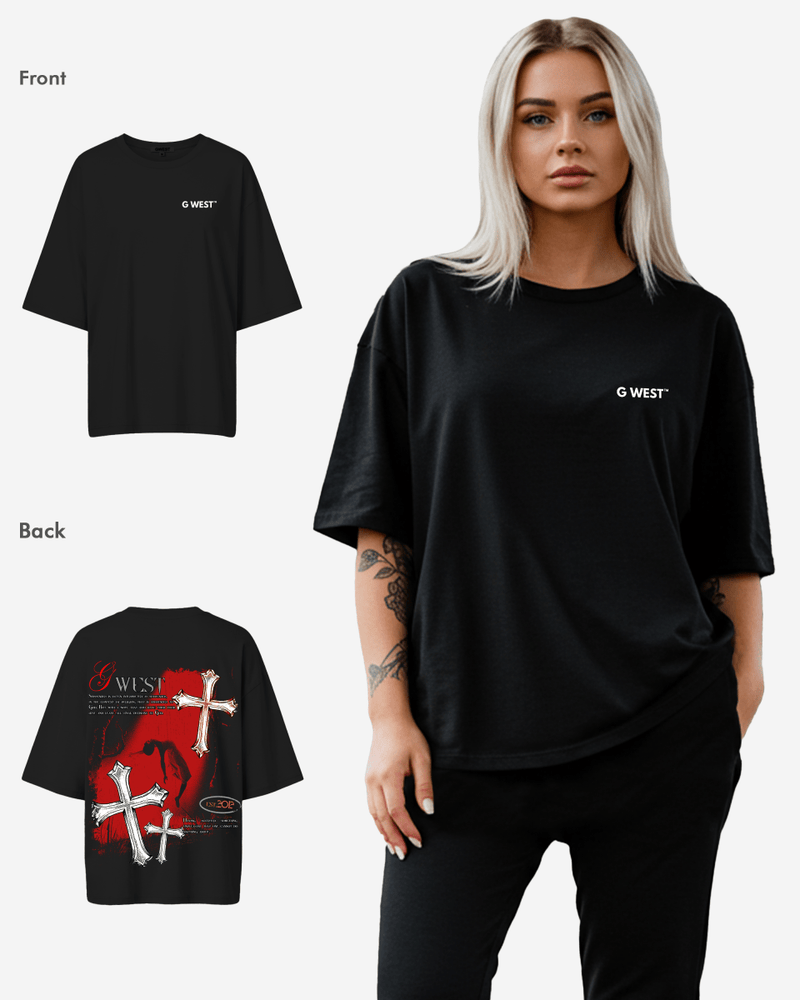 G West Oversized Ascending Soul Life Style Tee Style -WOMEN