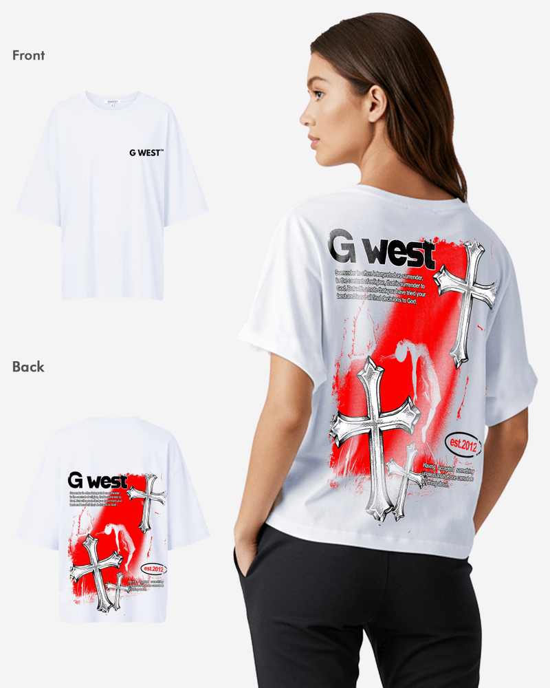 G West Oversized Ascending Soul Tee -WOMEN