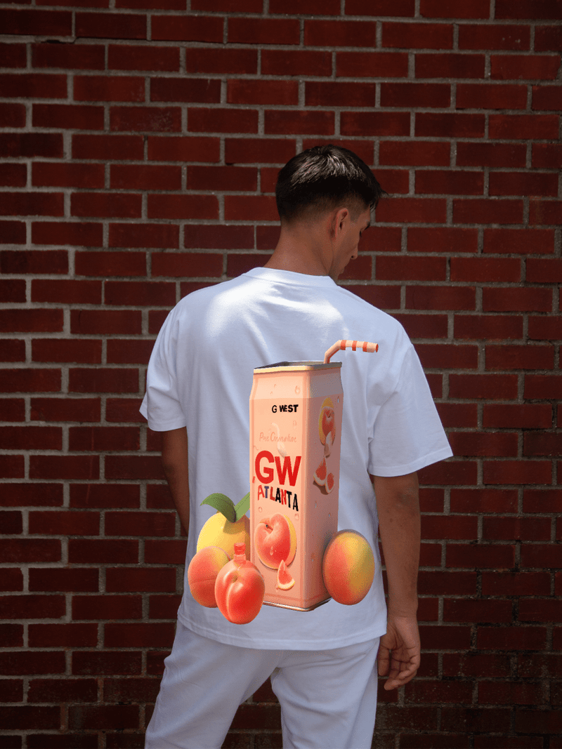 G West Oversize Atlanta Peach Tee