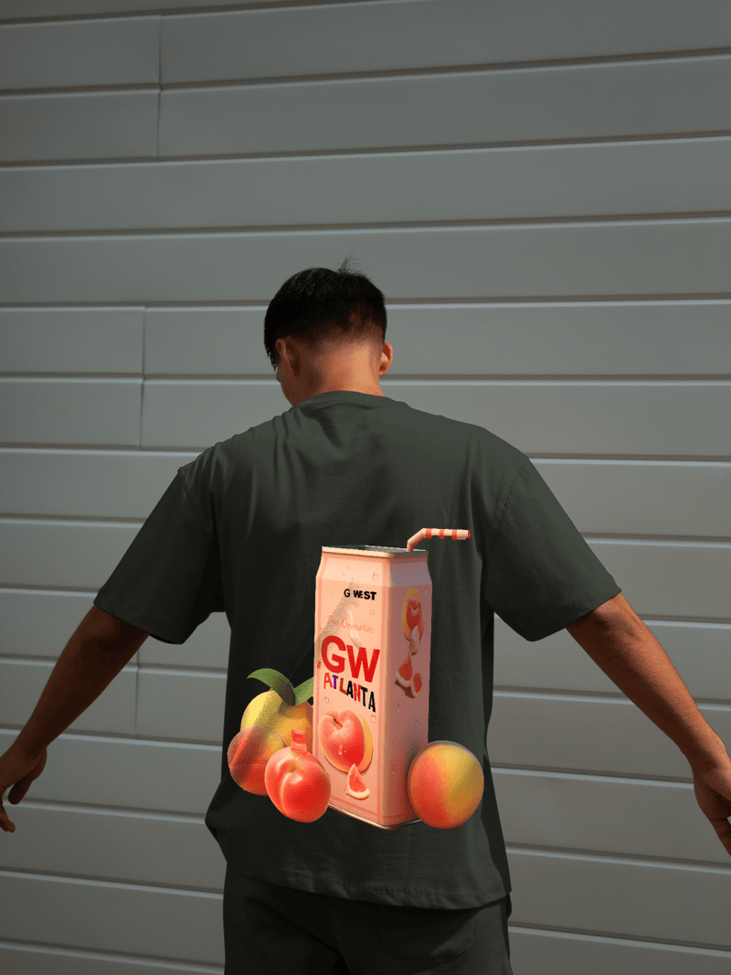 G West Oversize Atlanta Peach Tee