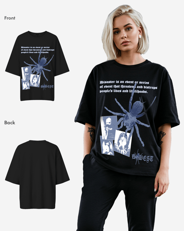 G West Oversized Big Spider Life Style Tee - WOMEN
