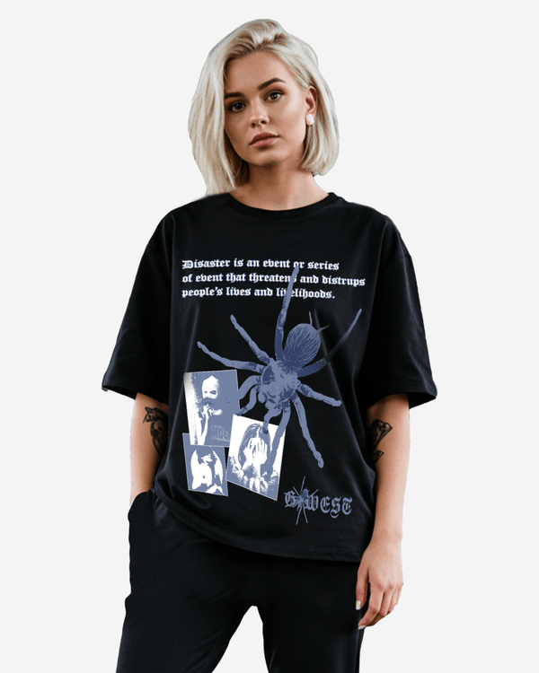 G West Oversized Big Spider Life Style Tee - WOMEN