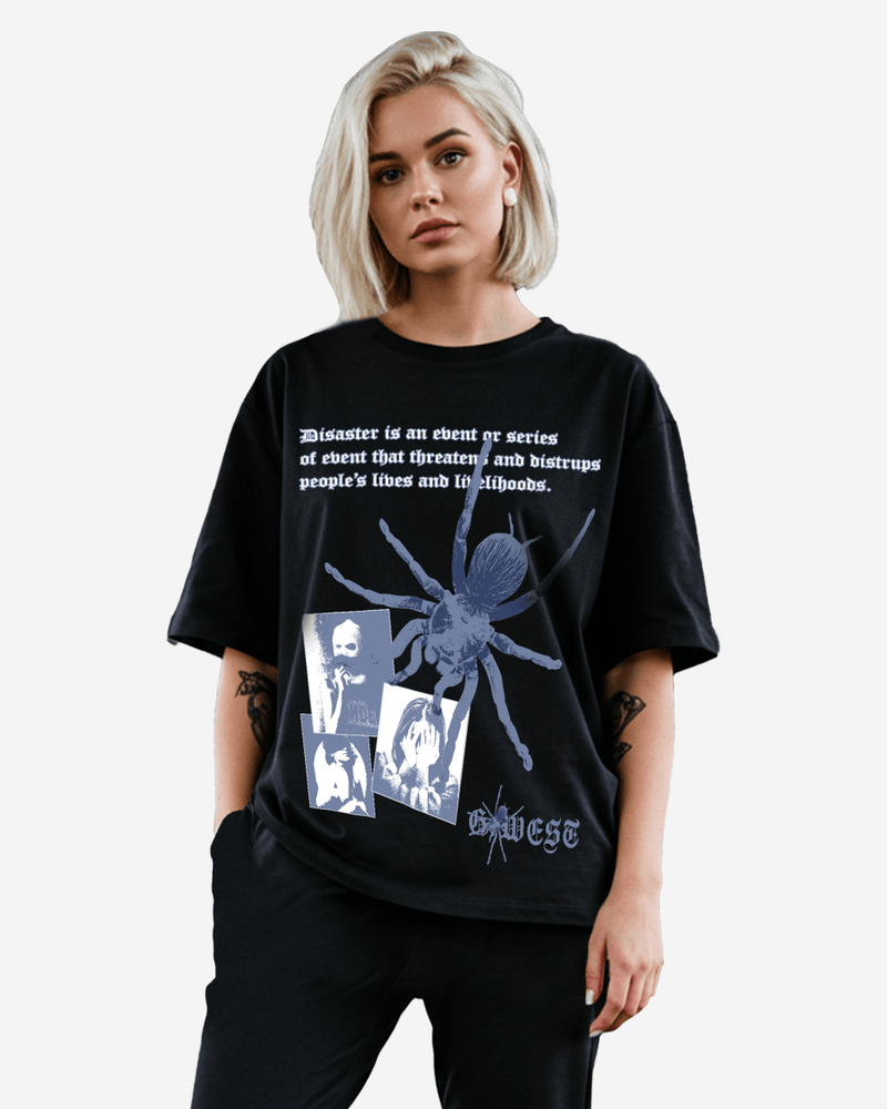 G West Oversized Big Spider Life Style Tee - WOMEN