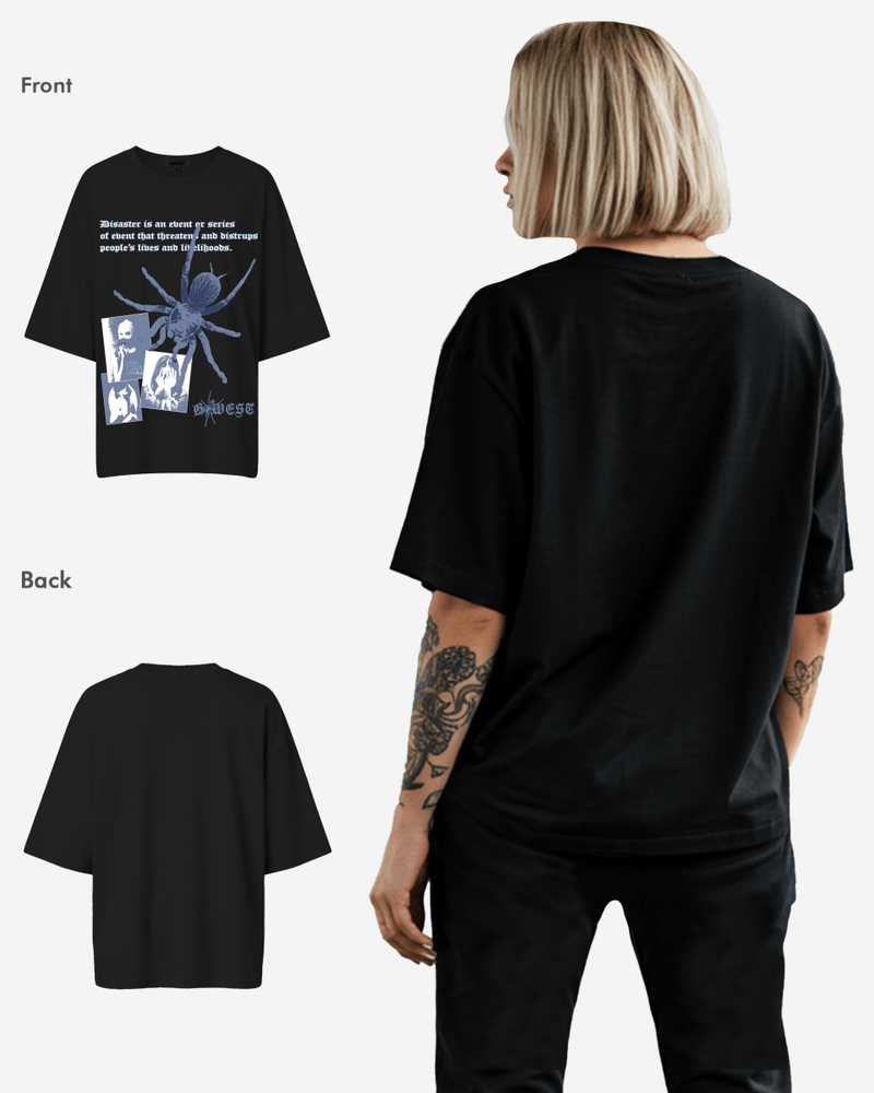 G West Oversized Big Spider Life Style Tee - WOMEN