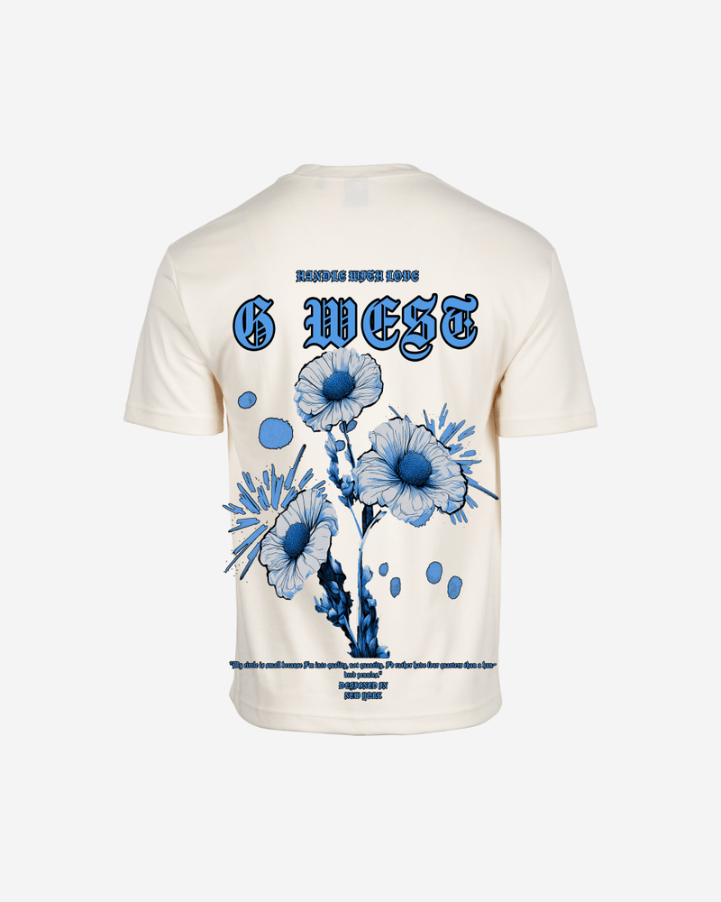 G West Oversized Blue Garden Tee