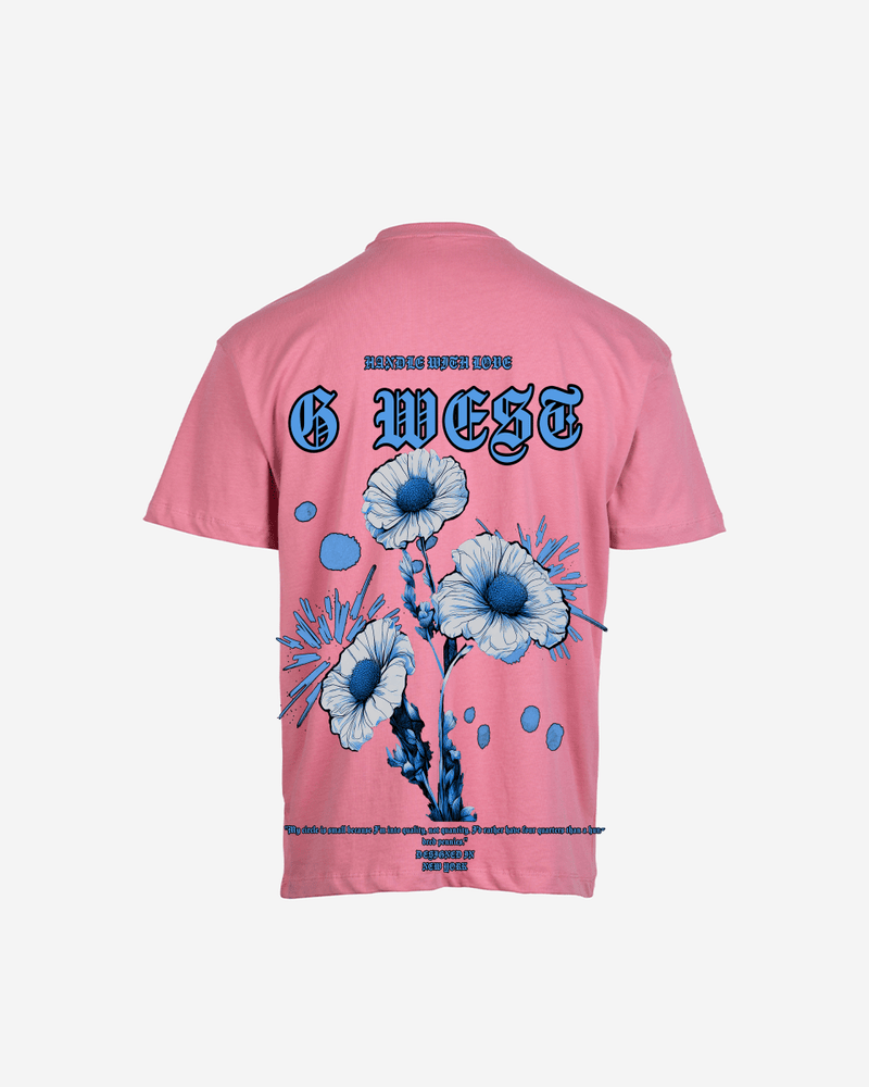 G West Oversized Blue Garden Tee