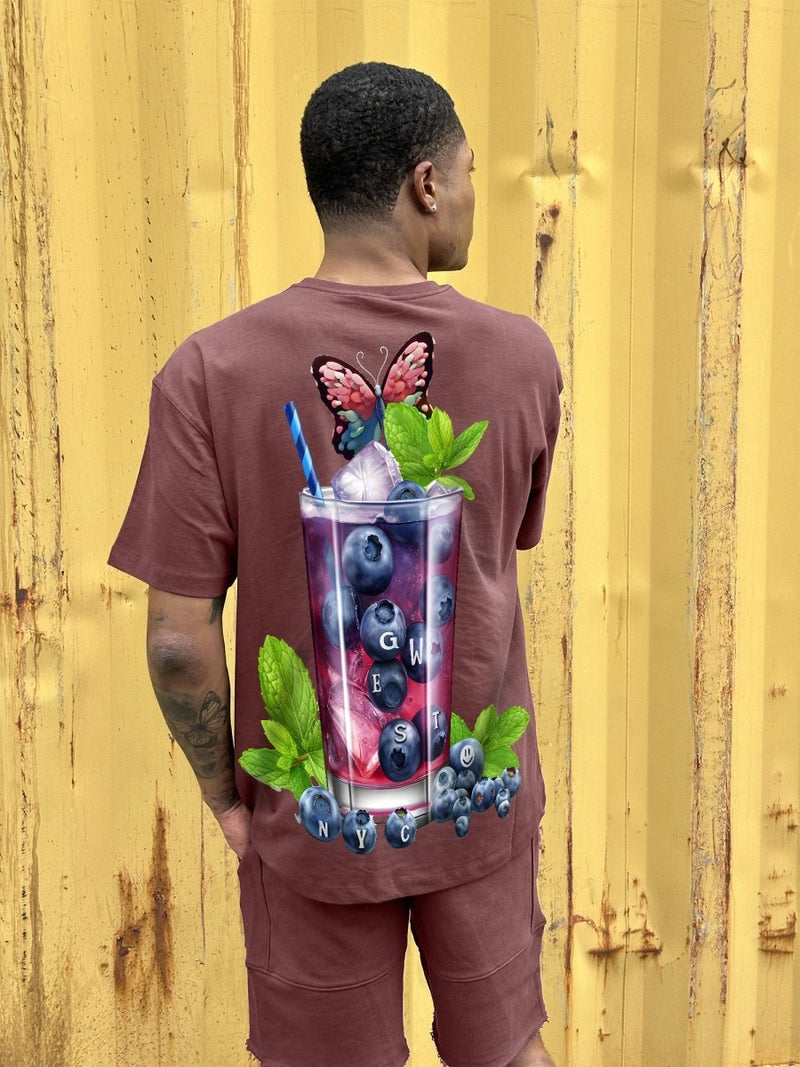 G West Oversize Blueberry Mohito Tee
