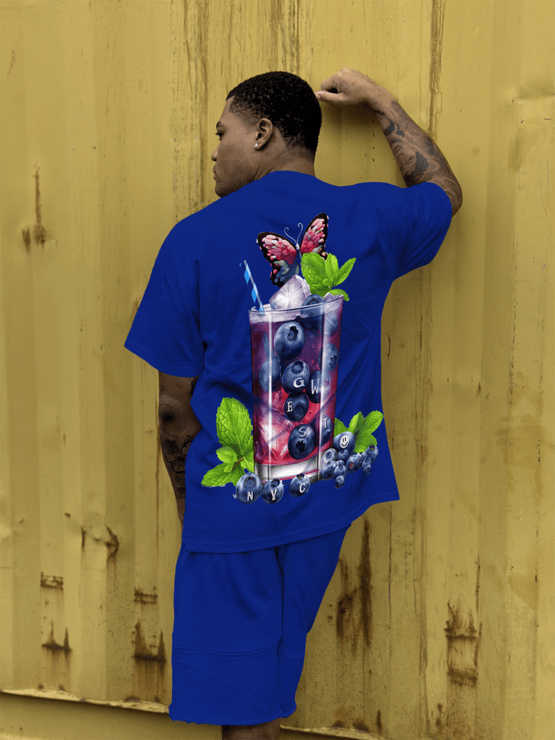 G West Oversize Blueberry Mohito Tee
