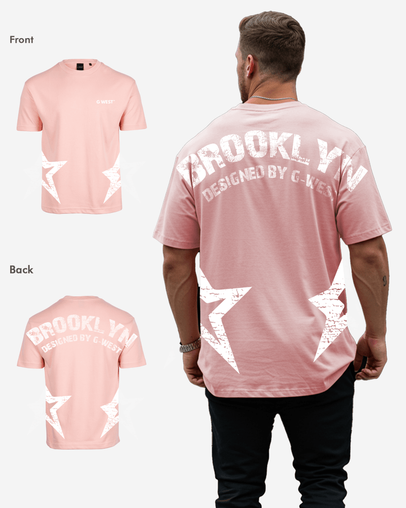 G West Oversized Brooklyn Arch Logo Tee