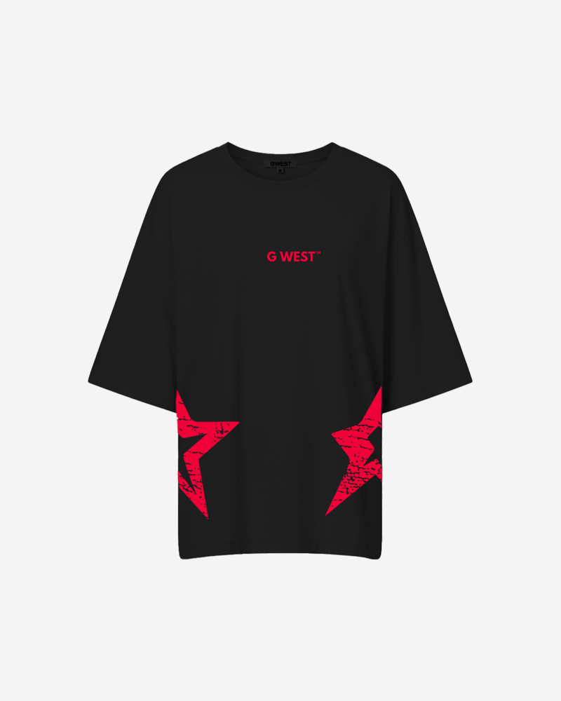 G West Oversized Brooklyn Arch Logo Tee -WOMEN