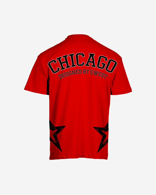G West Oversized Chicago Arch Logo Tee