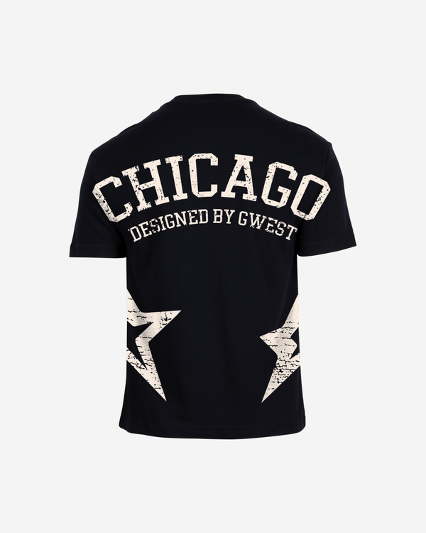 G West Oversized Chicago Arch Logo Tee