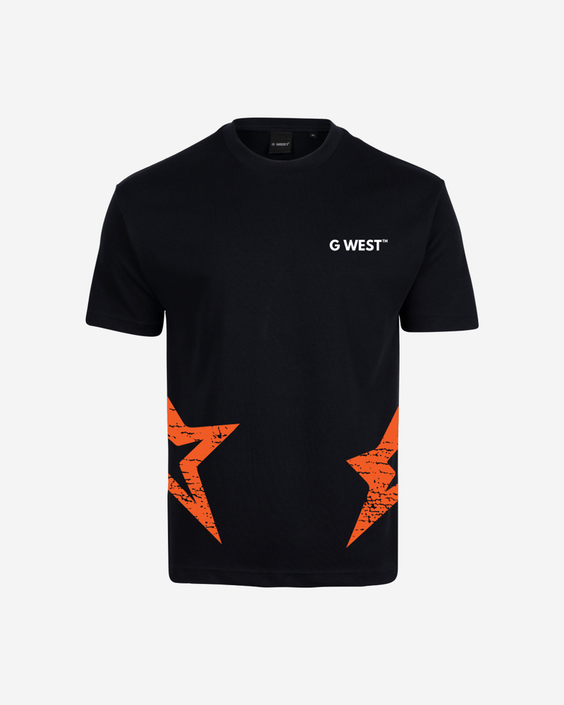 G West Oversized Cricket India Arch Logo T-Shirt