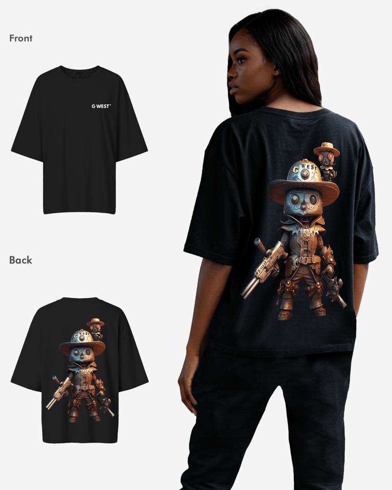 G WEST OVERSIZED DALLAS COWBOY T-SHIRT  - WOMEN