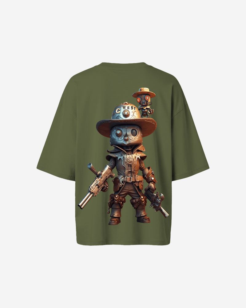 G WEST OVERSIZED DALLAS COWBOY T-SHIRT  - WOMEN