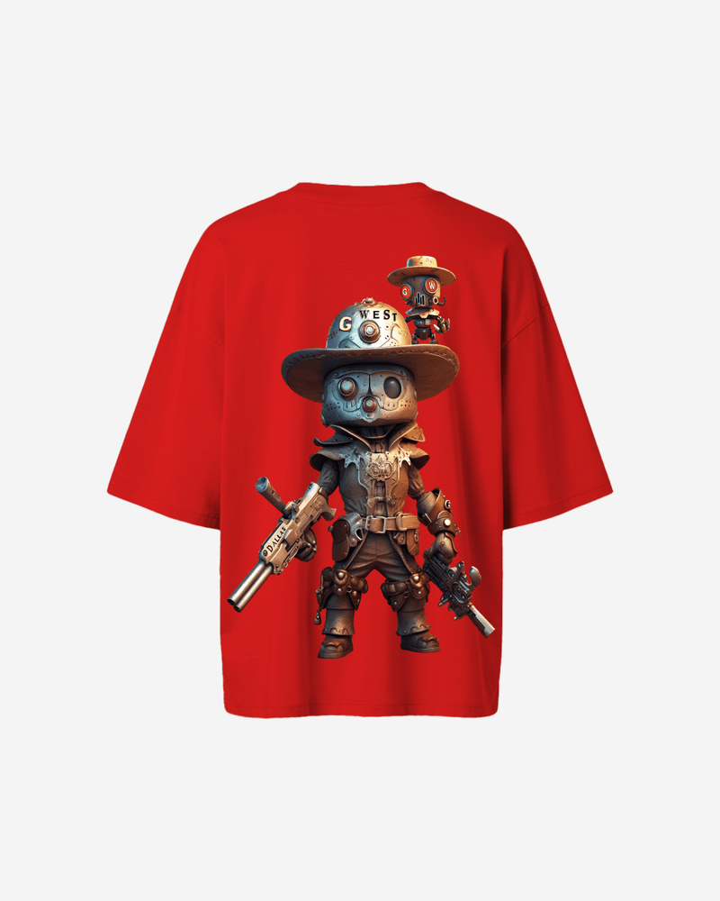 G WEST OVERSIZED DALLAS COWBOY T-SHIRT  - WOMEN