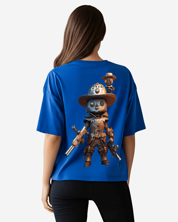 G WEST OVERSIZED DALLAS COWBOY T-SHIRT  - WOMEN