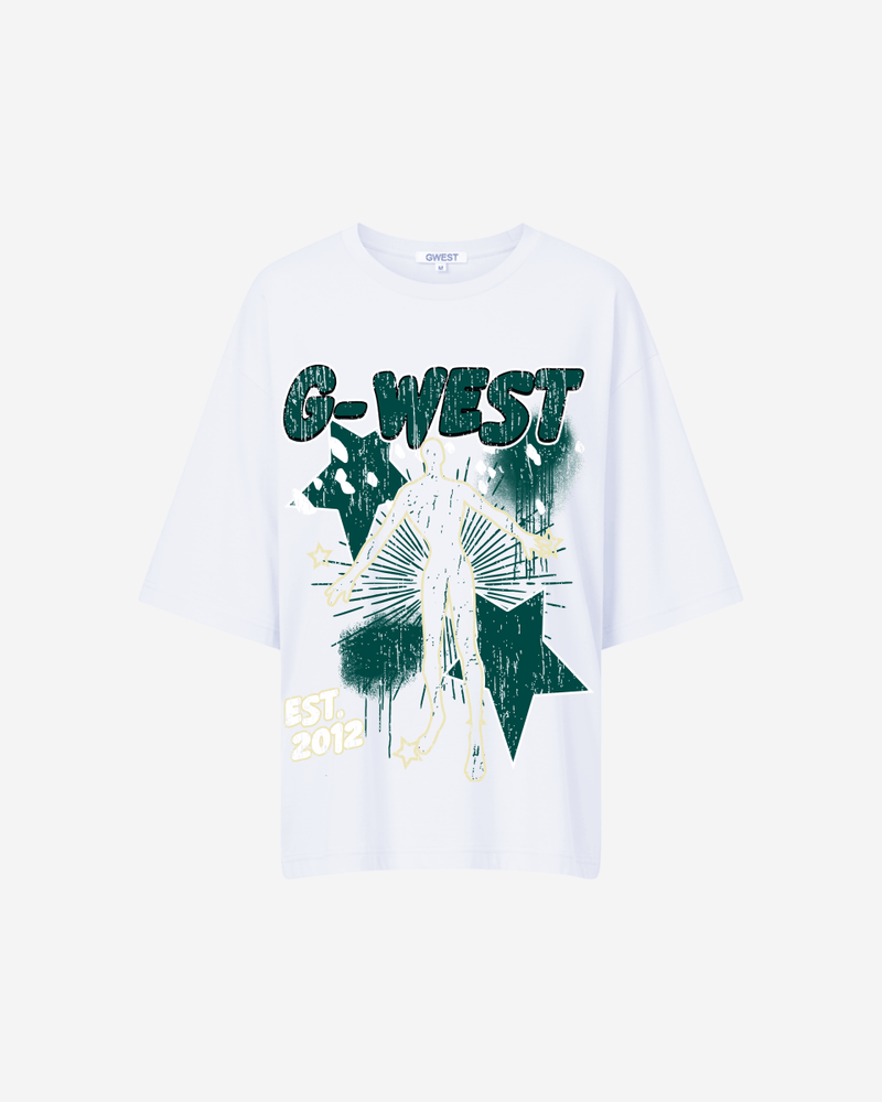 G West Oversized Dazzling Dynamo T Shirt - WOMEN