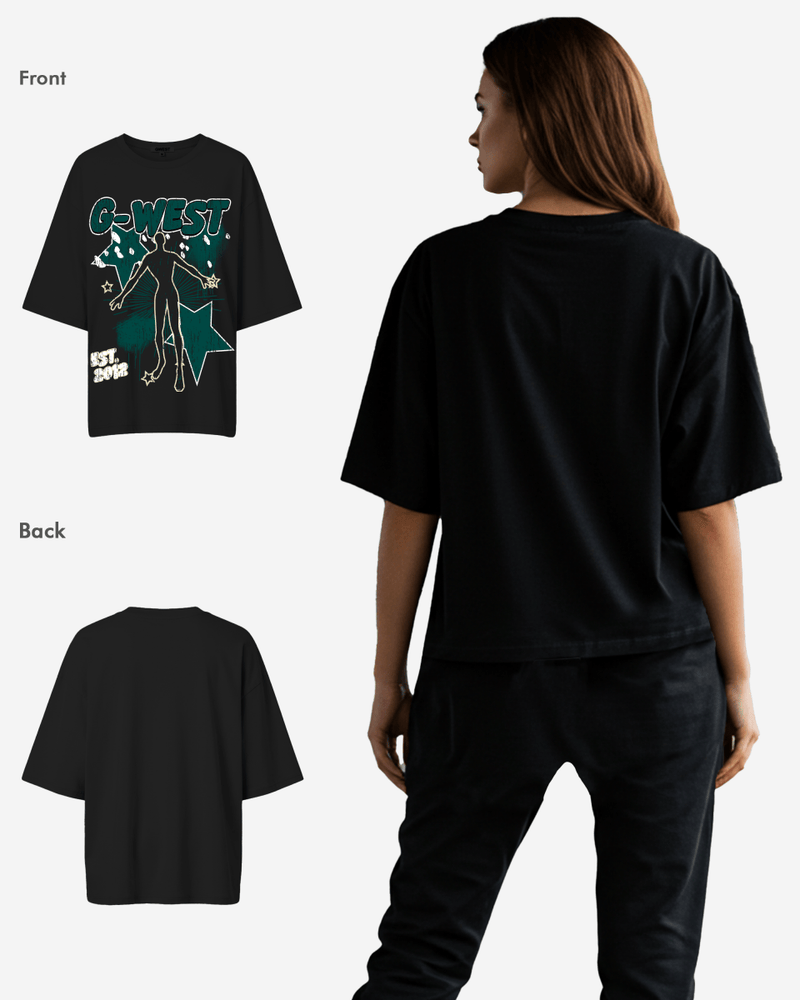 G West Oversized Dazzling Dynamo T Shirt - WOMEN