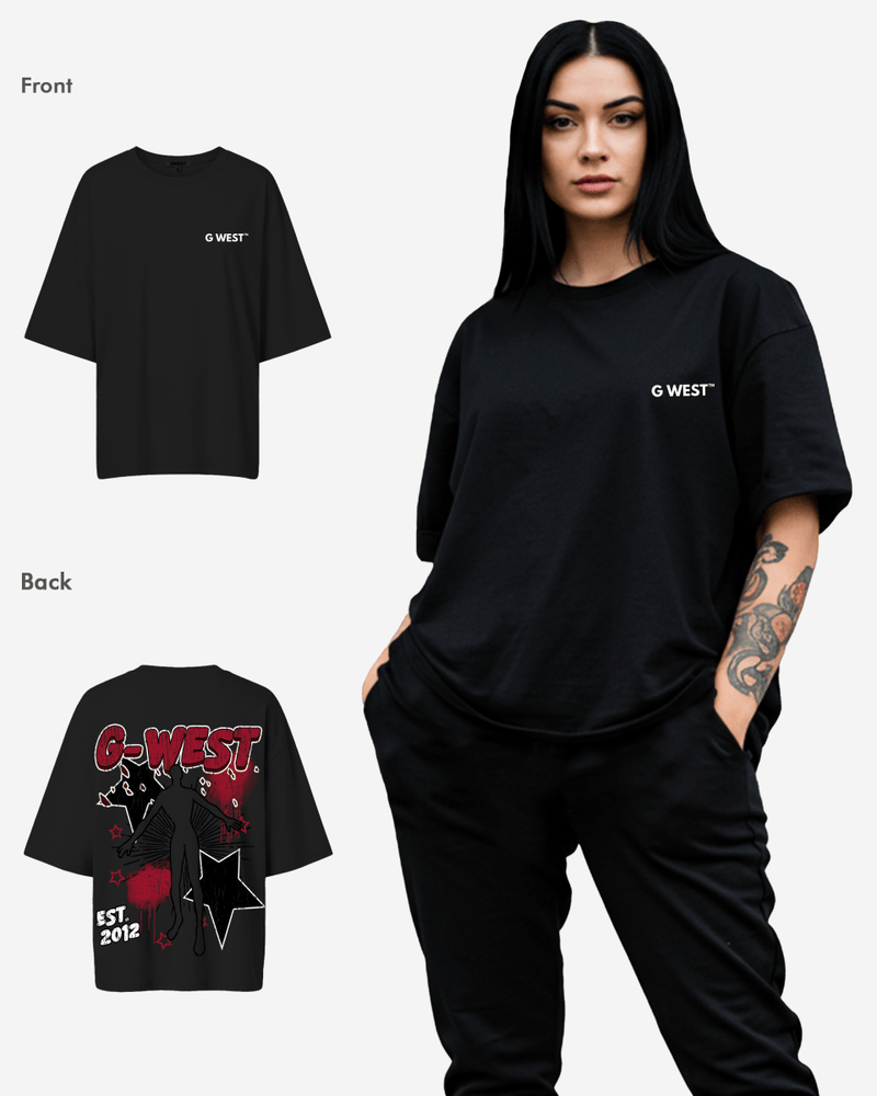 G West Oversized Dazzling Dynamo Tee - Women