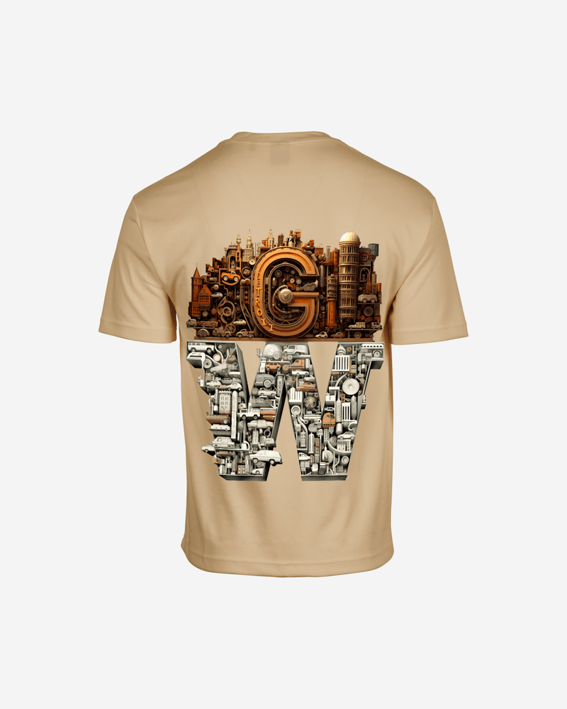 G WEST OVERSIZED DETROIT MOTORCITY T-SHIRT