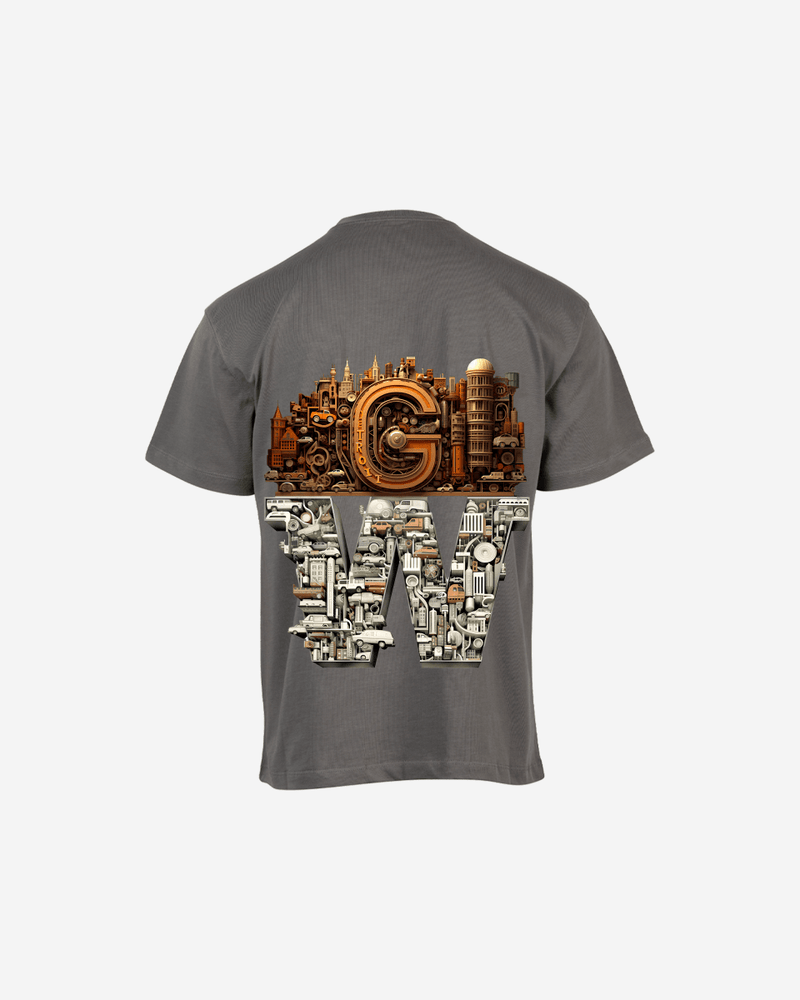 G WEST OVERSIZED DETROIT MOTORCITY T-SHIRT