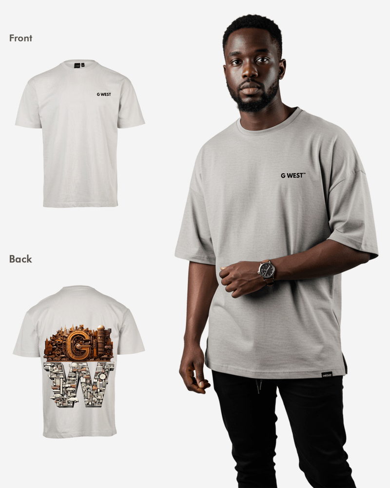 G WEST OVERSIZED DETROIT MOTORCITY T-SHIRT