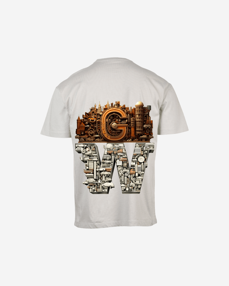 G WEST OVERSIZED DETROIT MOTORCITY T-SHIRT