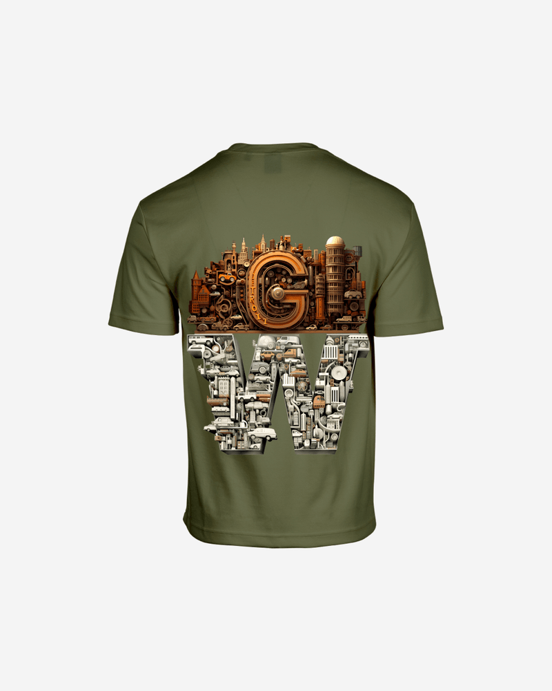 G WEST OVERSIZED DETROIT MOTORCITY T-SHIRT