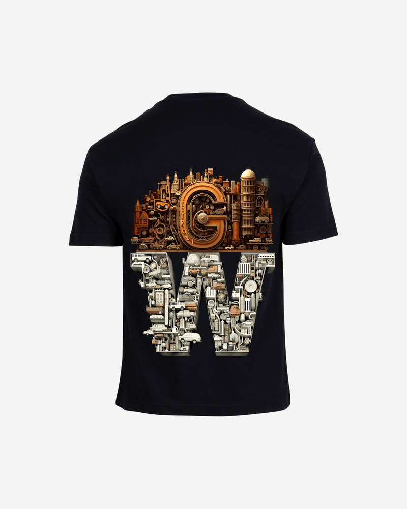 G WEST OVERSIZED DETROIT MOTORCITY T-SHIRT